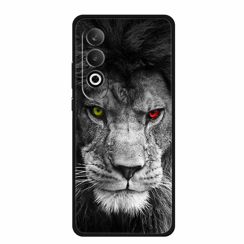 Für OnePlus Nord CE4 Hülle Weiche Schwarze Silikonhüllen Abdeckung für OnePlus Nord CE 4 5G Cartoon Tier Funda 6.7" 1+ Nord CE4 Abdeckung