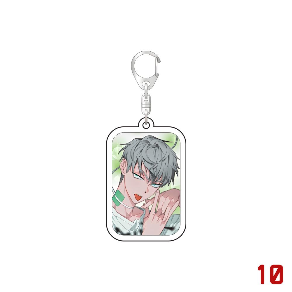 Acrylic Key Chain For Anime Popular Alien Stage Chibis Accessories Bag Luka Ivan Till Mizi Hyuna Sua Keyrings Jewelry Fans Gifts