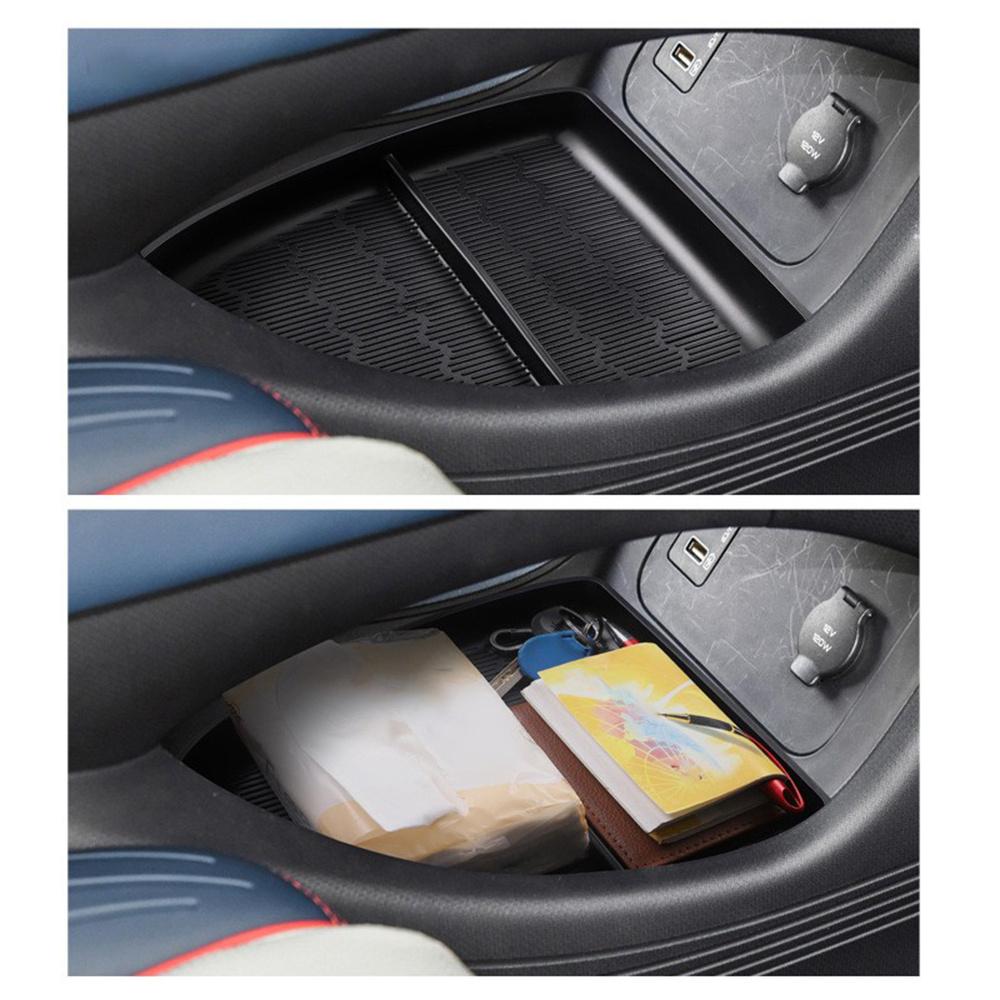 Center Console Organizer Tray Storage Box PVC Interior Accessories For BYD Atto 3