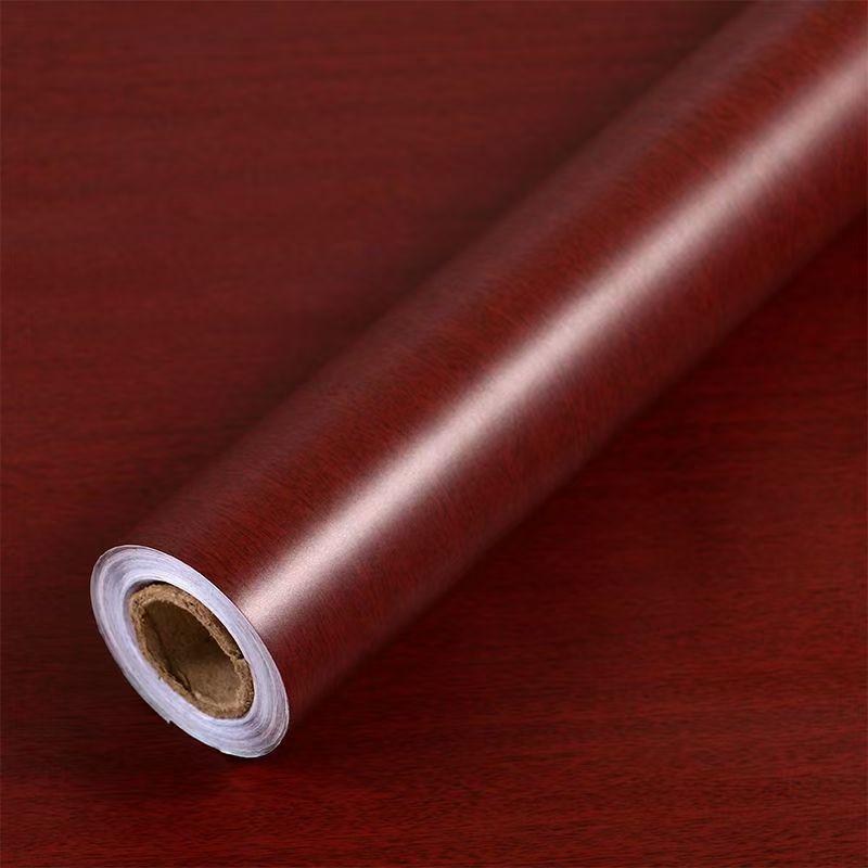 Thick Wood Grain Self-Adhesive Waterproof Wallpaper for Doors & Furniture Renovation