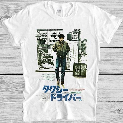 Taxi Driver T Shirt Japanese Poster Movie De Niro Cult Film Cool Gift Tee 7249