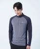 EXTRASPORTY Ocean Blue Men'S Cooling Zip-Up T-Shirt 4 Colors