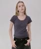 Lekim Lwe Eyelet T-Shirt (Charcoal)