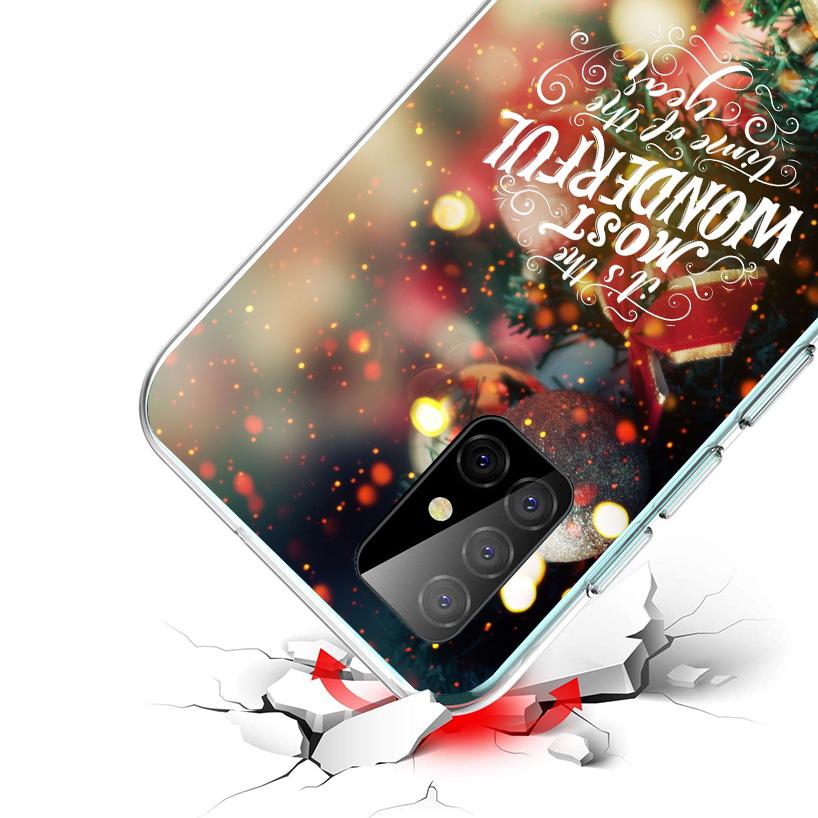 Merry Christmas Tree Snow Phone Case For Samsung Galaxy A17 A16 A15 A14 A13 A57 A56 A55 A54 A53 A37 A36 A35 A34 A33 A26 A25 A24