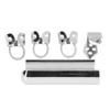 Guitar Slide Tone Bar with Thumb and Finger Picks Solid Stainless Steel Sliding Bar for Hawaiian Ele