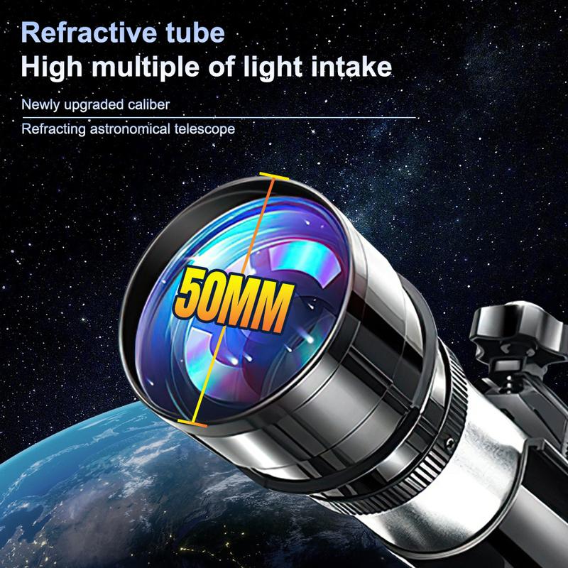 Professional HD Astronomical Telescope FMC Multi-coated Optical Double Lens Monocular for Watching See The Moon and Stars Bird 3I/ATLAS observation