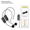 2.4G Drahtloses Lavalier-Mikrofon Headset-Mikrofon Mikrofon mit Empfänger für Verstärker Sprachlautsprecher Unterricht Reiseleiter