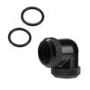 14mm OD DIY Twist 90 Degree Elbow Dual Hard Pipe Tube Connector Water Liquid Cooling
