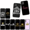 For Samsung Galaxy A55 A54 A25 A36 A17 A26 A35 A33 A34 A14 A37 S8 S9 S20 S21 FE S10 Plus Case Queen King Couple Novelty Fundas