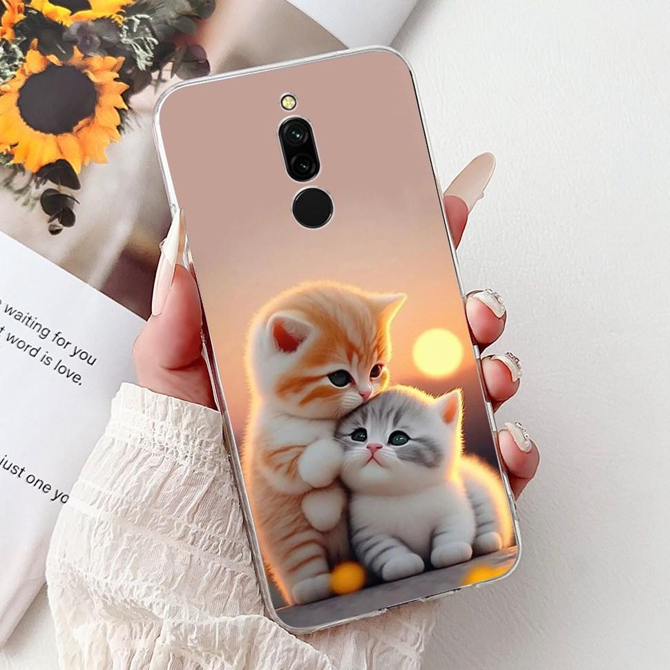For Xiaomi Redmi 8 Case Lovely Funny Cartoon Cover Soft Silicone Case For Xiaomi Redmi 8 8A Redmi8 Redmi8A Fundas Bumper