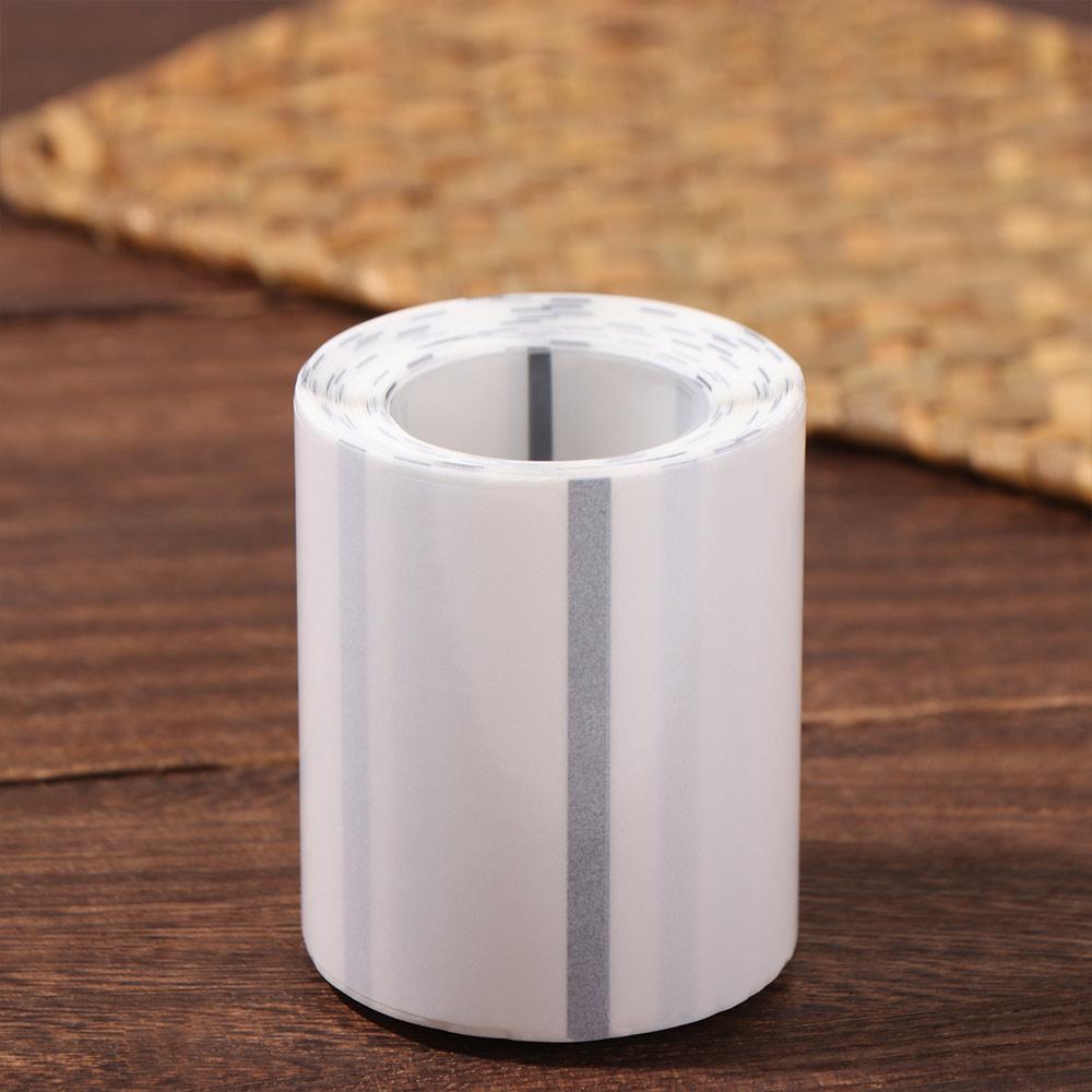 230Pcs Transparent Blank Label Sticker DIY Square/Round Thermal Printing Paper Tear Resistant Waterproof Name Tag Sticker