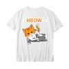 Kawaii Jiu Jitsu Kimura Cute Cat Funny BJJ T-Shirt Women Men Casual T-Shirts Summer Tee for Men Wholesale XS-4XL Party T Shirt