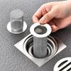 Anti-Clogging Kitchen Tool Food Hair Stopper Sink Strainer Floor Drain Filter Mesh Sealing Cover