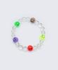 Bonbeau Bold Clear Ball Smile Bracelet Bold Clear Ball Color Smile Ball Banding Bracelet