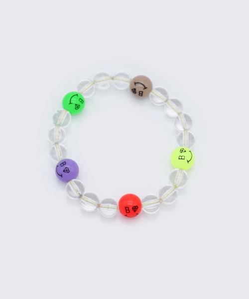 Bonbeau Bold Clear Ball Smile Bracelet Bold Clear Ball Color Smile Ball Banding Bracelet