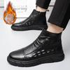 CM New Martin Boots Men's Pattern Spring and Autumn Velvet High-top Shoes Men's British Style Shoes