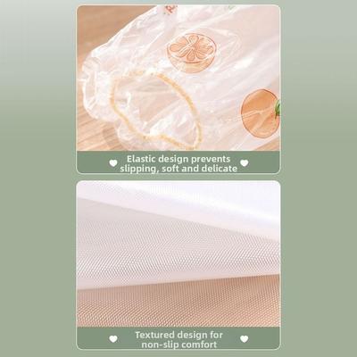 10PCS Print Disposable Gloves Non-Slip Extra Long Cleaning Long Gloves Waterproof Extended Housework Gloves for Restaurant