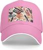 Makeup Cosmetic Pattern Baseball Cap Adjustable Polyester Print Casual Summer Dad Hat