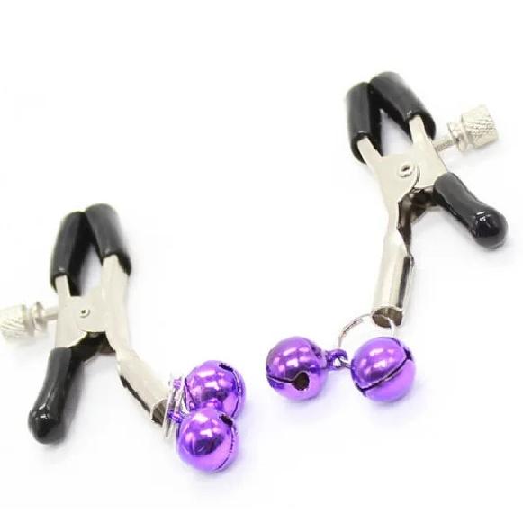 Nipple Bell Restraint Clamps With Jingle Bell Nipple Clamps Adult Novelty Sex Product Metal Milk Clip Female Breast