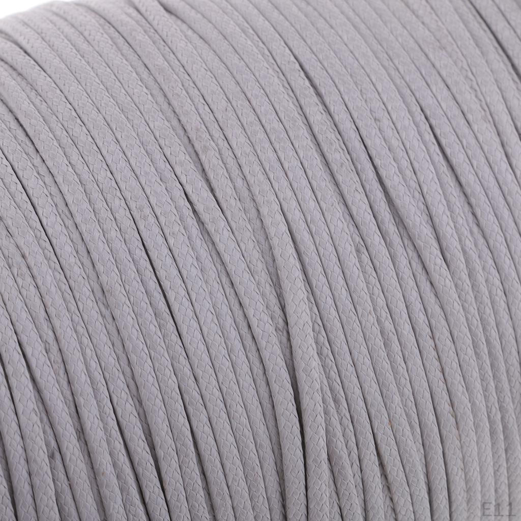 1 Roll 170M Waxed Cotton Cord Thread Rope Necklace Bracelet 1.5mm