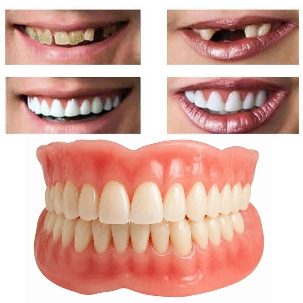 Whitening Temporary Fake Tooth DIY Cosmetic Dental Veneer Oral Care Veneer Dentures Teeth Makeup