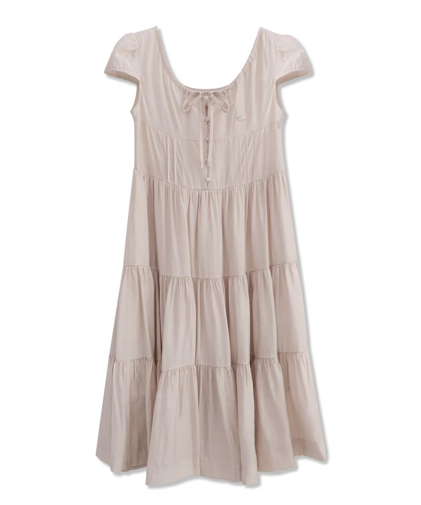 Viva Sers Ijo Pintuck Shirring Dress_3 Colors