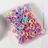 499pcs Women Girls Colorful Nylon Elastic Hair Bands Ponytail Hold Small Hair Tie Rubber Bands Scrunchie Hair Accessories