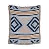 Jacquard Woven Throw Blanket Kids Adult Little Mermaid Blanket Rugs With Tassel