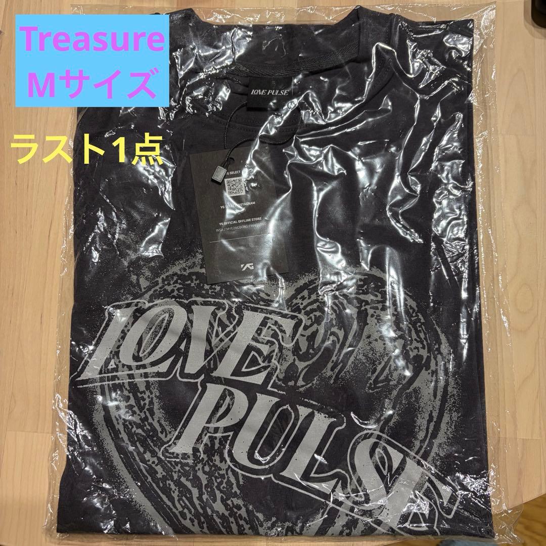 

[USED] Treasure LOVE PULSE T-shirt, Korea Exclusive, Charcoal, Medium