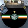 Celtic Football Club,Round Area Rug,Carpet Rug for Living Room Bedroom Sofa Playroom Decor,Non-slip Floor Mat