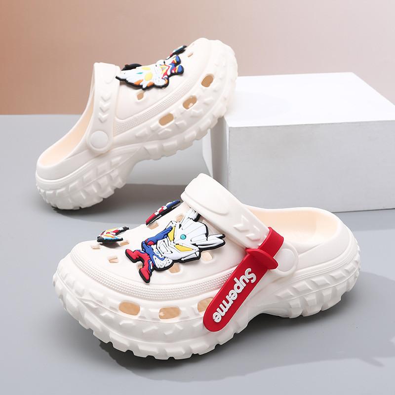 Decorations Cartoon Astronaut Childrens Slippers Summer Antislip Beach Sandals