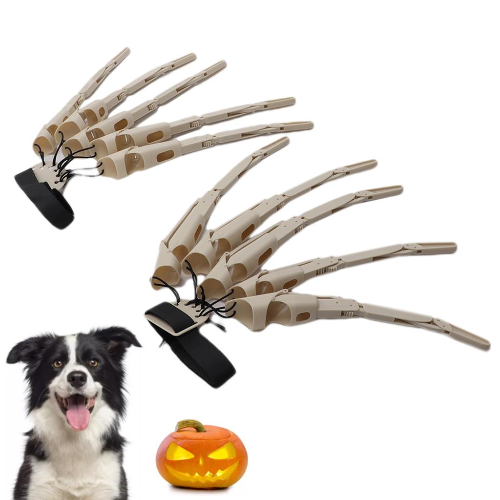 Halloween Knuckles Skeleton Hands Bone Claw Hands Outdoor Party Decoration Props
