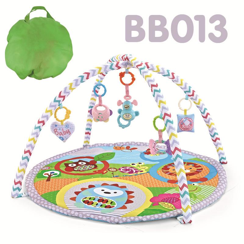 Cartoon Colorful Baby Fitness Frame Educational Children Play Mat Infant Crawling Blanket Rug Kids Activity Gym Toys Gift