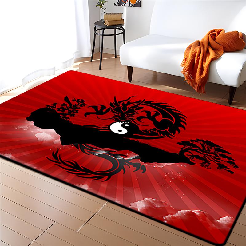 Moderní čínské Tai Chi Bagua Yin Yang Koberec do obývacího pokoje Koberec pro děti Play Home Deco Floor Mats E-sports Židle Koberce