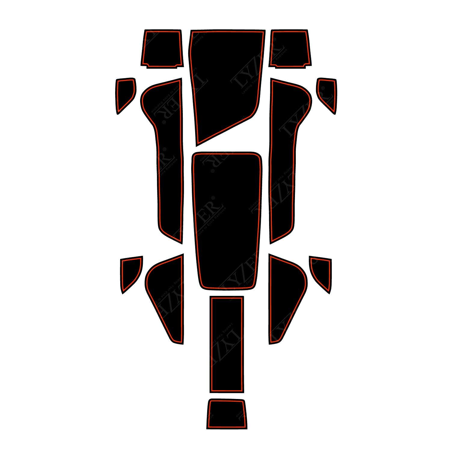 

Резиновый коврик LYZER для ноутбука Labat E13 GS2085, красный,