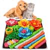 Pet Slow Food Puzzle Mat Dog Sniffing Mat Cat Feeding Blanket Sniffing Training Mat Toys