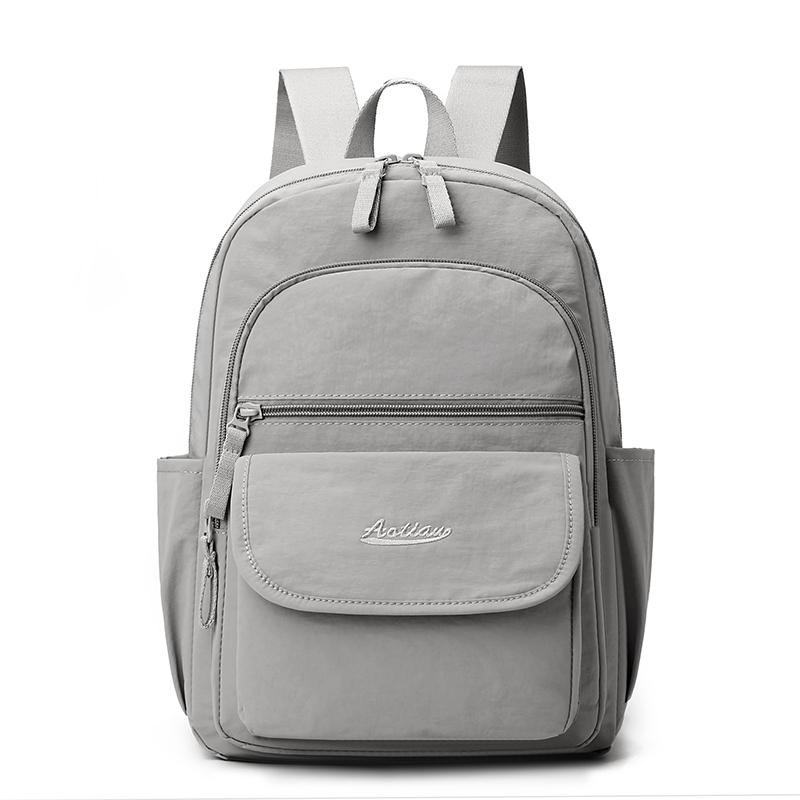 Backpack Nylon Waterproof  Laptop Unisex Casual Mochila Sports Travel Zipper Lightweight Rucksacks