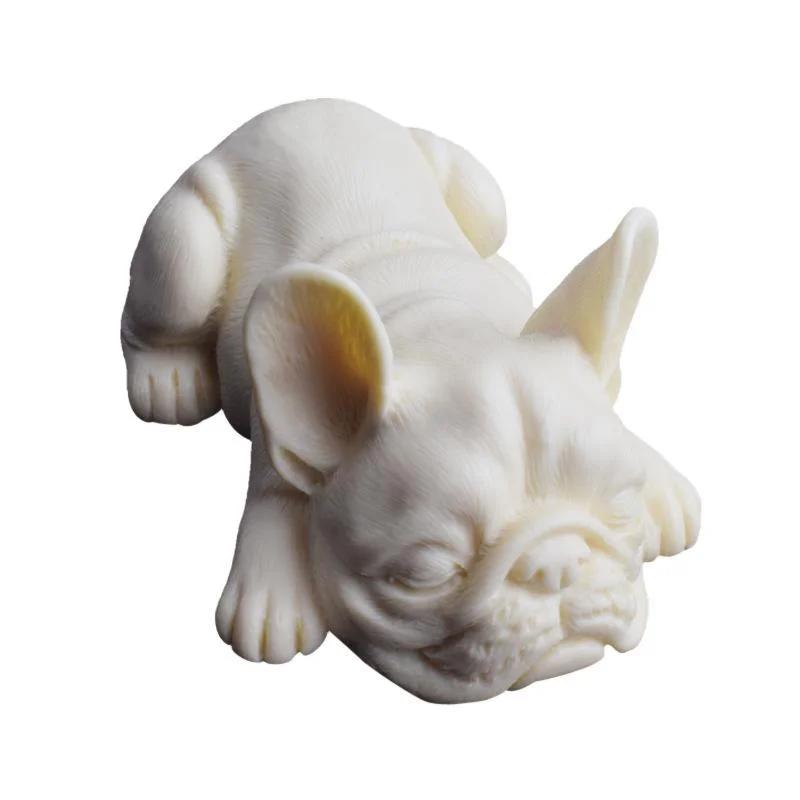 New Dog Soap Silicone Mold for Fondant Chocolate Candy Cake Decorating Candle Making Mould Home Decoration Ornaments