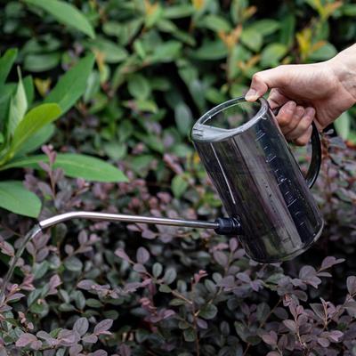 Regadera para interiores con boquilla larga, regadera pequeña para plantas de interior, flores y suculentas.
