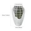Decorative Iron Art Vase for Tabletop Use Functional Container Flowers