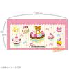 Toalha de Snaps Longa Marushin 60cm Rilakkuma de 8445000100 "Muitos Doces"