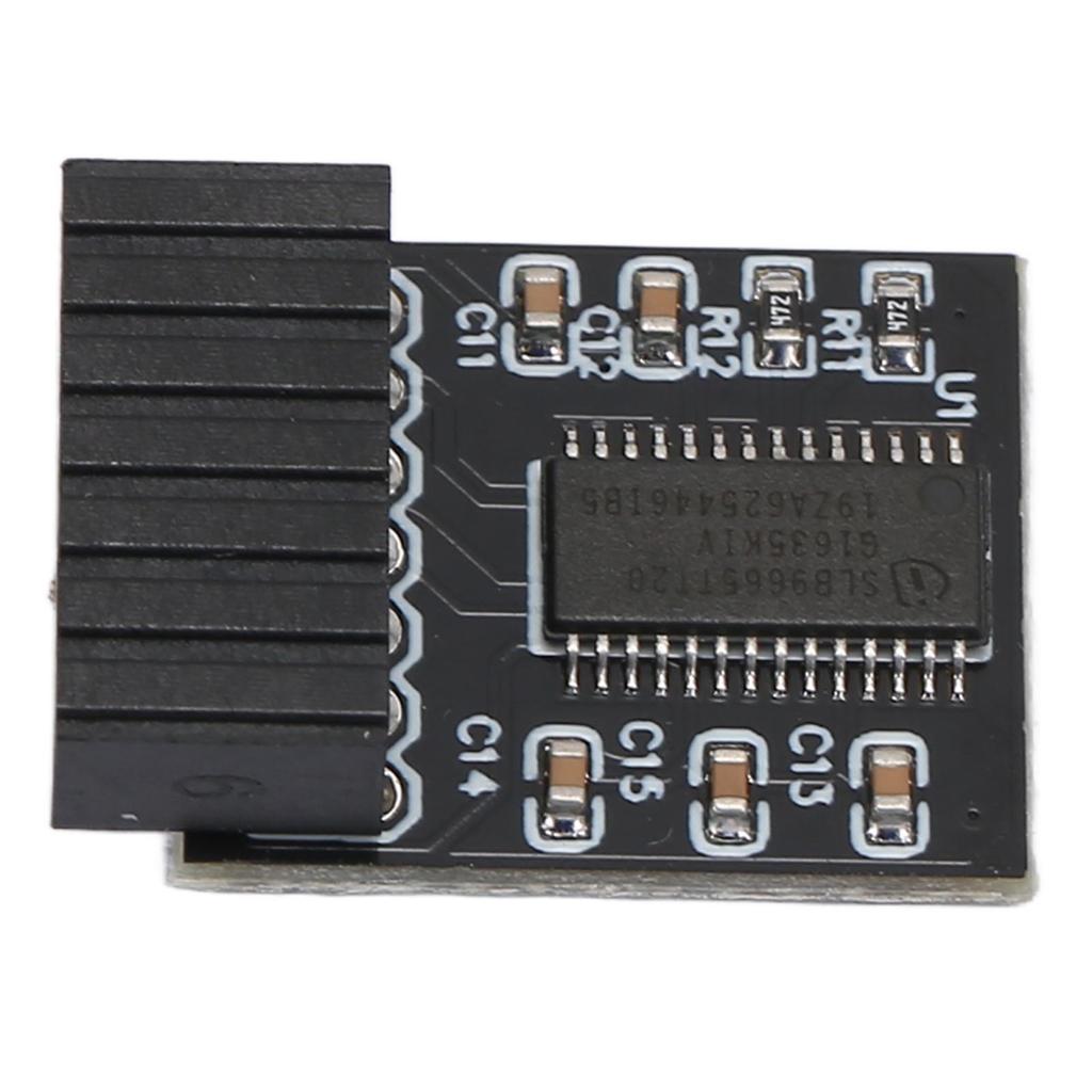 TPM 2.0 Module 14Pin SPI Interface Stable High Safety Durable Material TPM SPI Module for Win 11 Motherboard