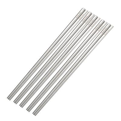5 Pairs Stainless Steel Chopsticks With 1 Pcs Holder Rest Set Reusable Metal Lightweight For Home Travel