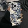 Ukiyo-e Ocean Waves Creative Phone Case For Xiaomi Redmi 15 15C 14C 12C 13 12 10 A1 A2 A3 A5 9T K60 K40 4G 5G Anti Fall Matte
