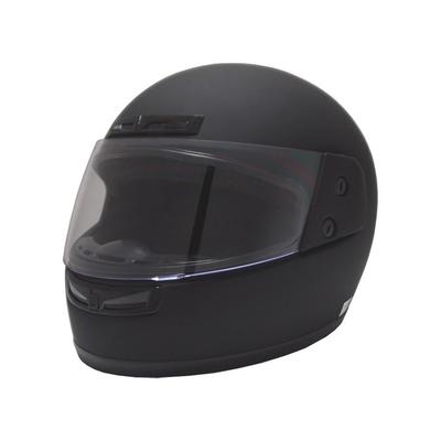 Viso veido motociklinis matinis SG ženklas Universalus dydis B&B šalmas, Juodas, BB100, Atitinkantis,