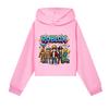 5574 Moda Outdoor Bambini Ragazze Felpe Casual Stampate Roblox Maniche Lunghe
