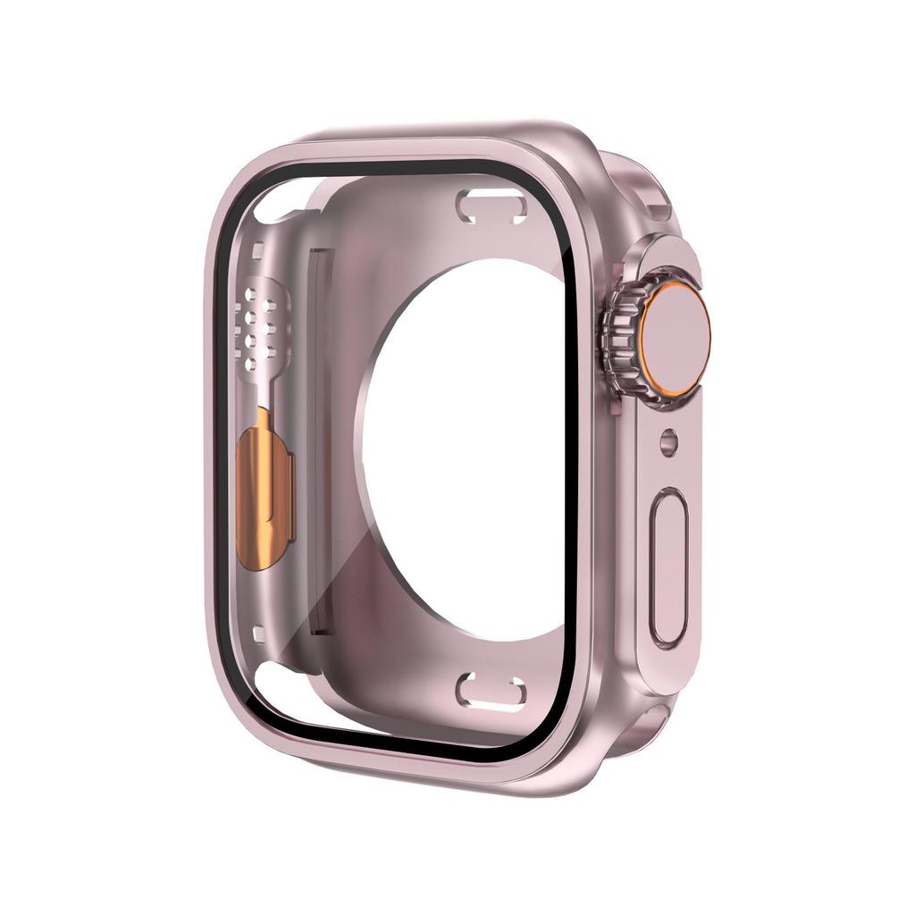Ultra Button Integrated 360° Protective Case with Tempered Film for Apple Watch 11 Seconds