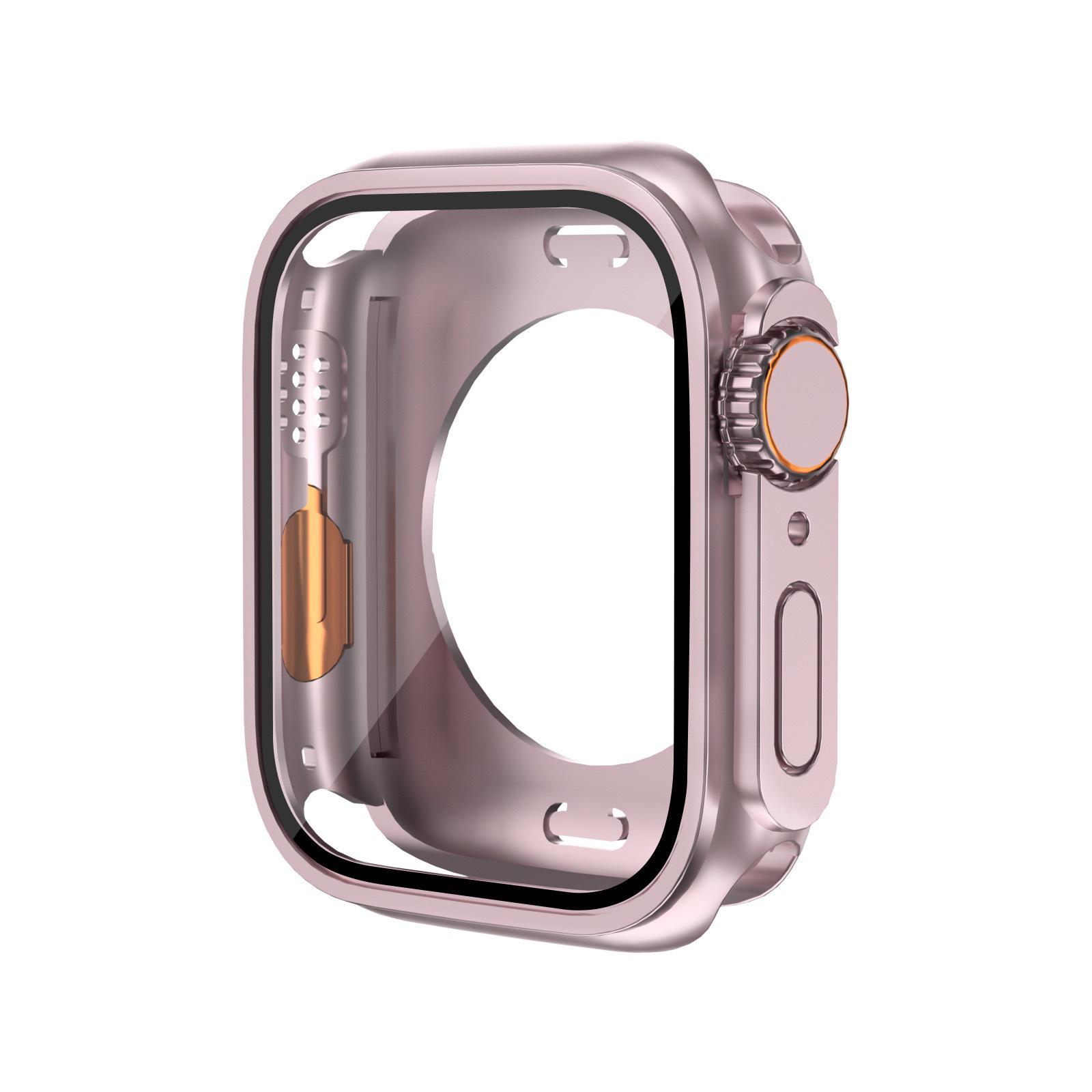 

Ультракнопка Интегрированный 360° Защитный чехол с Закаленной пленкой для Apple Watch 11 секунд 45mm