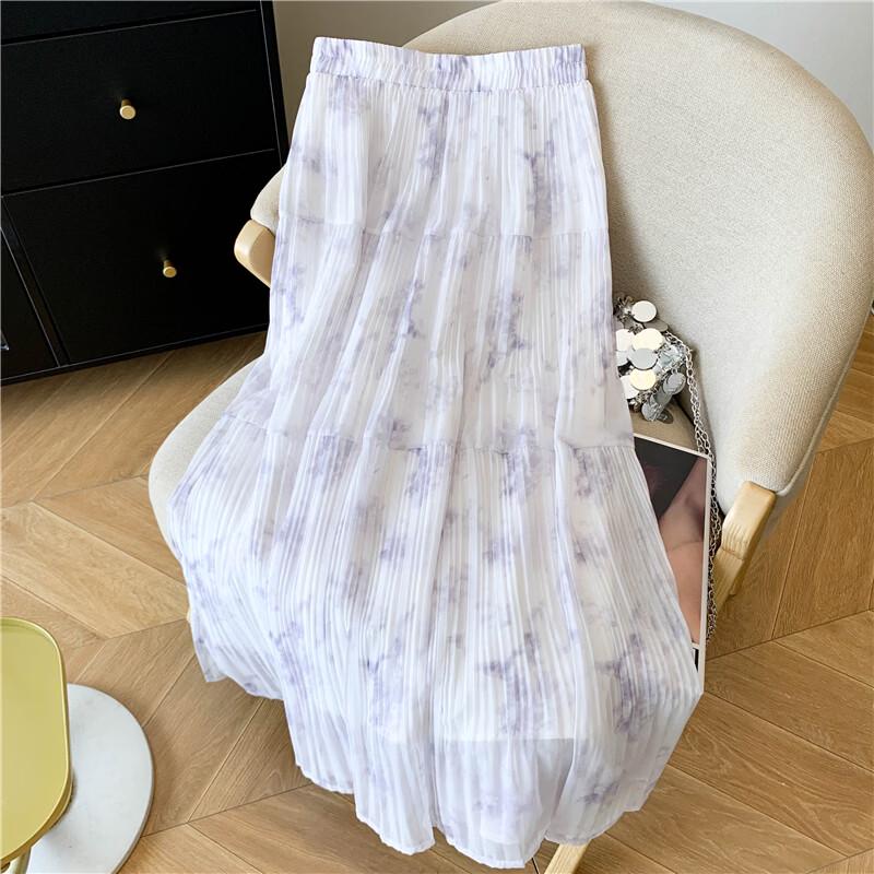 La Chapelle Elegant Slim-Fit A-Line Skirt S