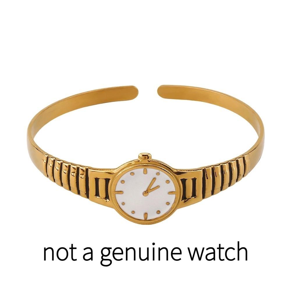 Creative Open Bracelet Vintage Titanium Steel Hand Chain Exquisite Watch Design Bangle  Unisex